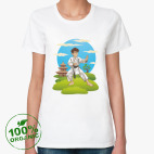 Женская футболка органик