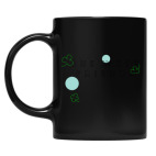 Кружка цветная UV-DTF