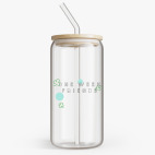 Банка с бамбуковой крышкой