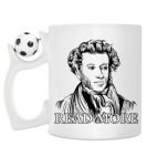 Кружка с футбольным мячиком