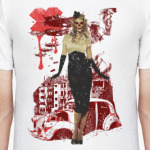 Девушка в стиле милитари