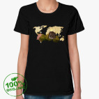 Женская футболка органик