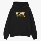 Толстовка худи оверсайз