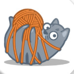 Кот с клубком
