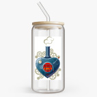 Банка с бамбуковой крышкой