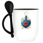 Кружка с ложкой