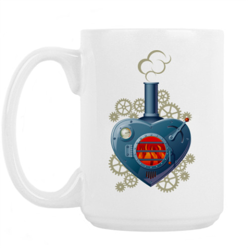 Кружка с принтом Steamheart