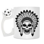 Кружка с футбольным мячиком