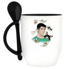 Кружка с ложкой