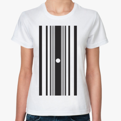 Классическая футболка с принтом Эффект доплера