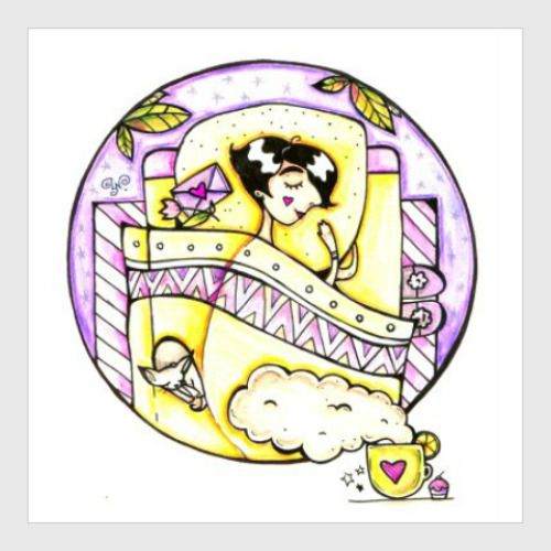 Постер с принтом Сон