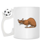 Кружка с футбольным мячиком