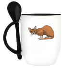 Кружка с ложкой