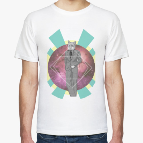 Футболка с принтом Hipster Fox