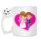 Кружка с футбольным мячиком