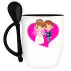 Кружка с ложкой