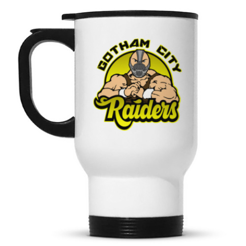 Кружка-термос с принтом Bane