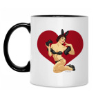 Кружка двухцветная