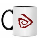 Кружка двухцветная