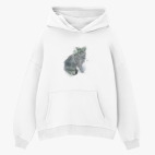 Толстовка худи оверсайз