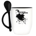 Кружка с ложкой