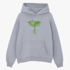 Толстовка худи оверсайз