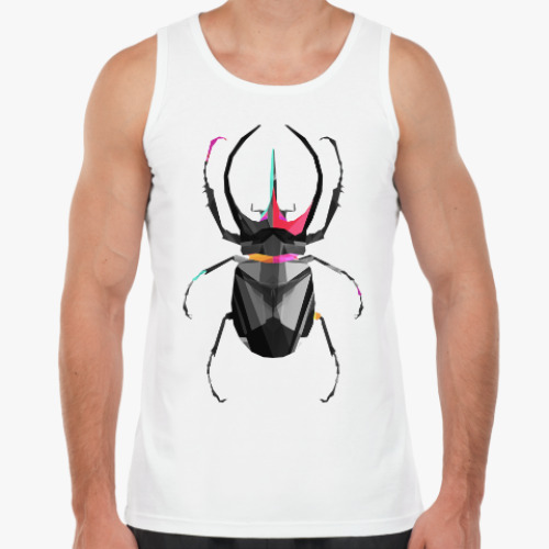 Майка с принтом Жук