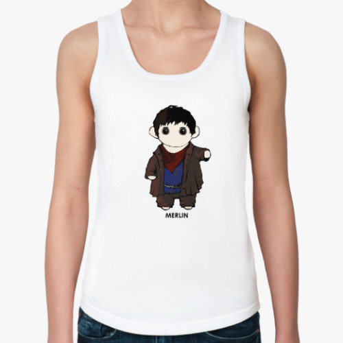Женская майка с принтом Merlin ( Colin Morgan )