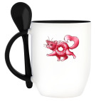 Кружка с ложкой