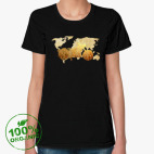 Женская футболка органик