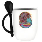 Кружка с ложкой