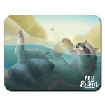 Енот в воде