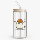 Банка с бамбуковой крышкой