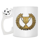 Кружка с футбольным мячиком