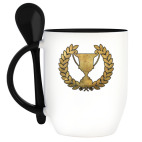 Кружка с ложкой