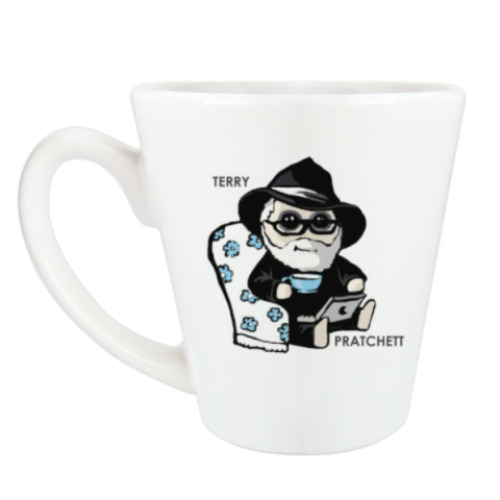 Чашка Латте с принтом Terry Pratchett (  Discworld )