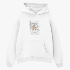 Толстовка худи оверсайз