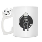 Кружка с футбольным мячиком