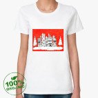 Женская футболка органик