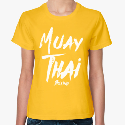 Женская футболка Muay Thai Boxing/Тайский бокс