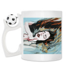 Кружка с футбольным мячиком