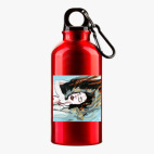 Металлическая бутылка 400 мл UV-DTF