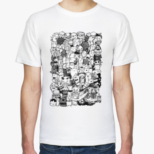 Футболка с принтом Doodle