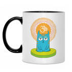 Кружка двухцветная