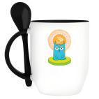 Кружка с ложкой