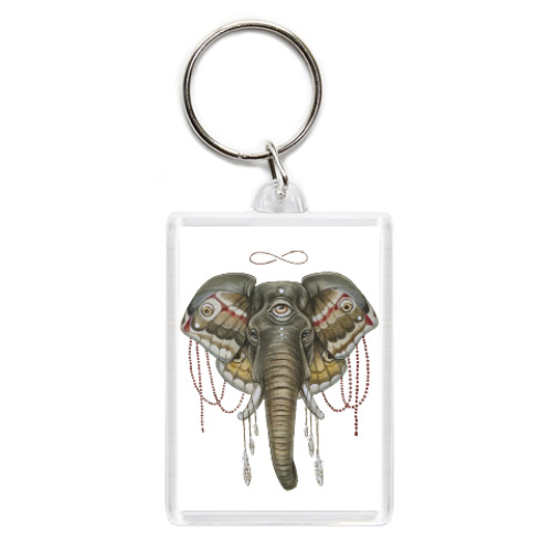 Брелок с принтом Индийский слон
