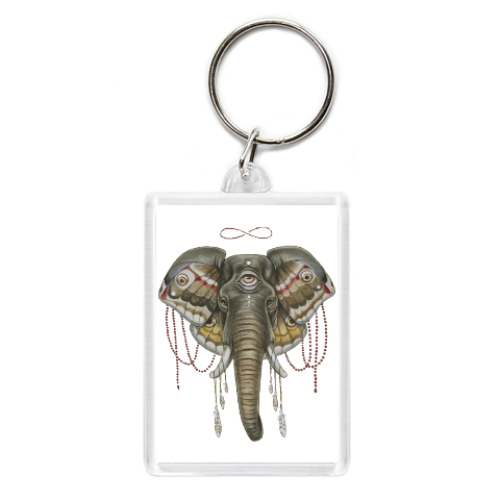 Брелок с принтом Индийский слон