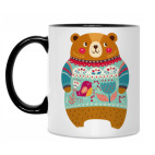 Кружка двухцветная