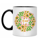 Кружка двухцветная