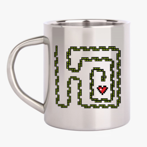 Кружка металлическая Змейка